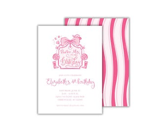 Parton Me, It's My Birthday Western Themed Birthday Invitation for Girls: Rodeo Party Invite