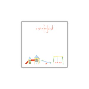 Watercolor Playground Lunch Box Love Notes Notepad: Back to School Note from Mom Notepad
