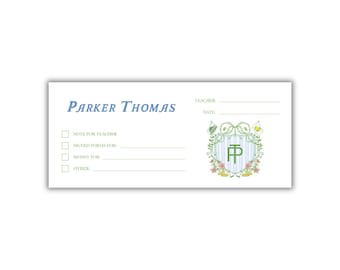 Watercolor Golf Tournament School Money Envelopes: Set of 20