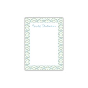 Blue Hydrangea Notepad: Personalized Watercolor Stationery for Women