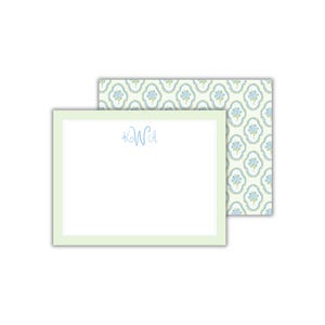 Personalized Blue Hydrangea Notecards: Custom Floral Stationery for Women