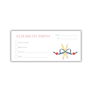 Printed Money Envelopes - Personalized School Stationery for Kids - Custom Envelopes for School - Back to School Supplies - Custom Envelopes