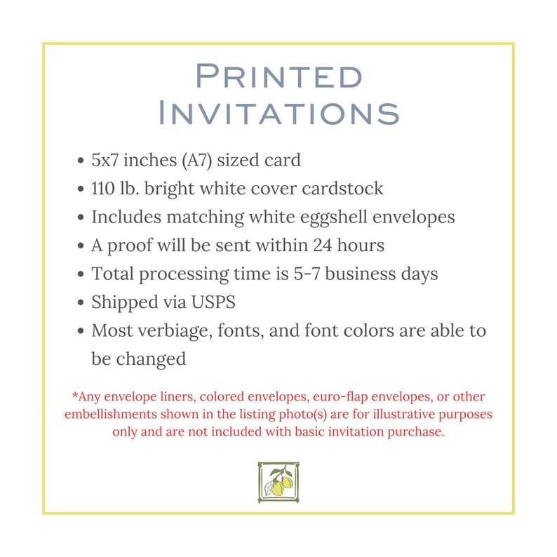 a white card with a yellow border and a red border