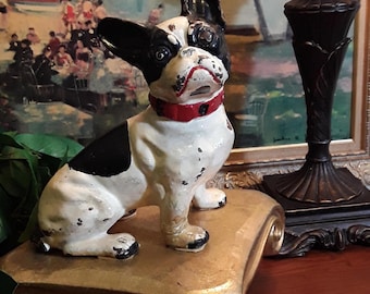 アンティークブルドッグ Vintage chalkware Bulldog - メルカリ