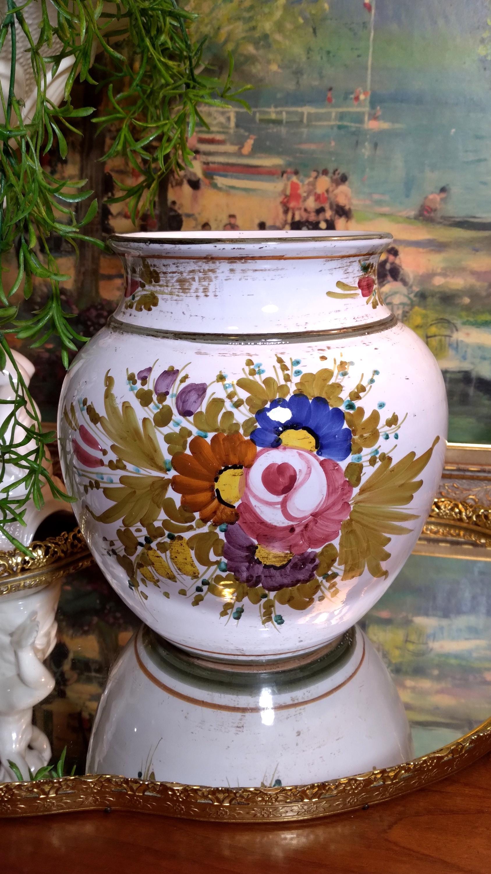 L'Antica Deruta 陶器 花瓶 ヨーロッパ イタリア 楽天市場】イタリア製 輸入雑貨 花瓶 マヨルカ焼き デルータ