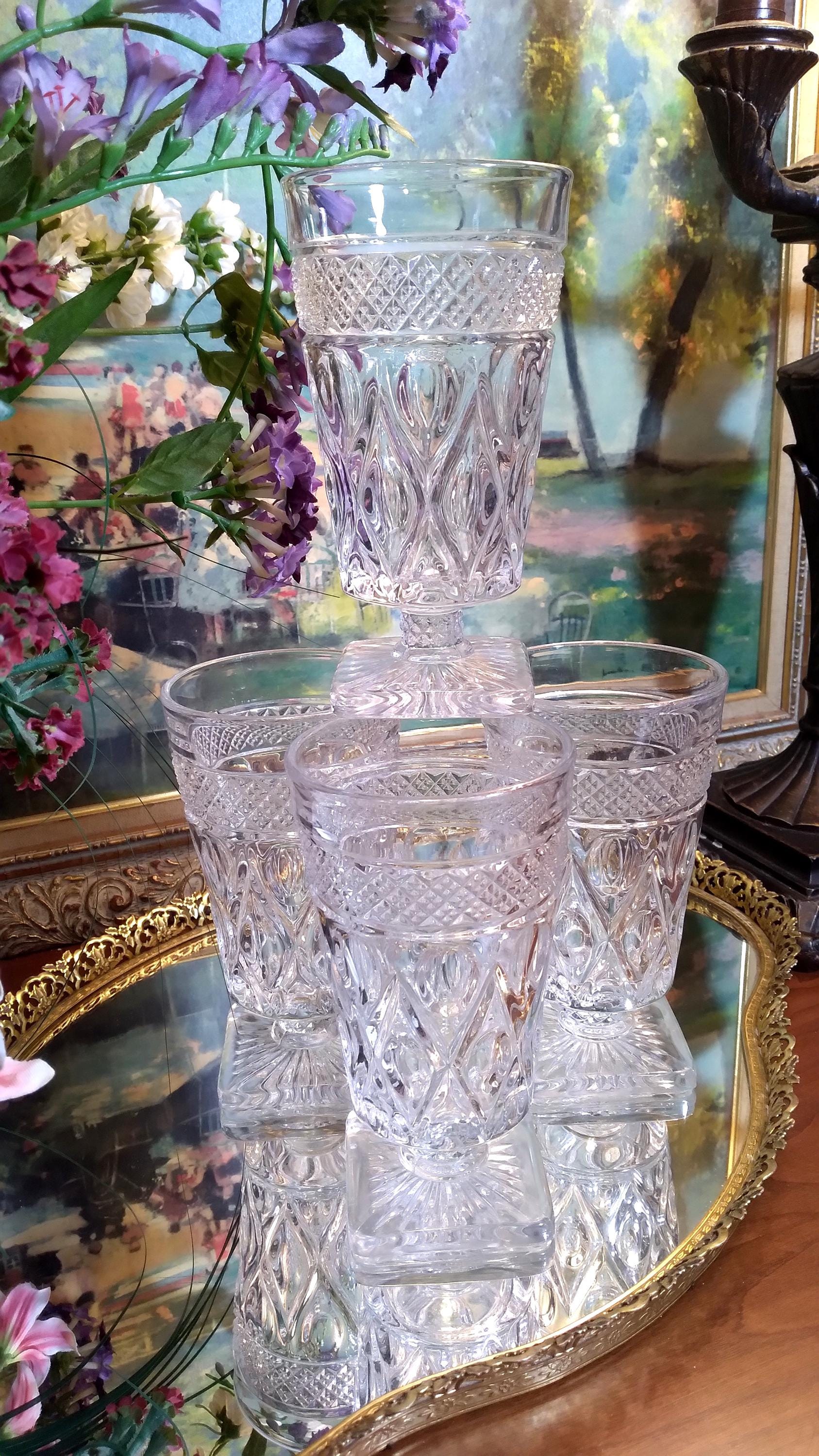 Vintage Imperial Clear Cape Cod Iced Tea Glass Set of (4) - Etsy