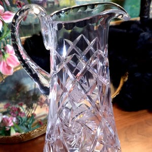 American Brilliant Period Cut Glass 32 oz. Pitcher