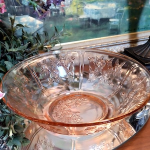 Sharon Pink Depression Glass - Etsy
