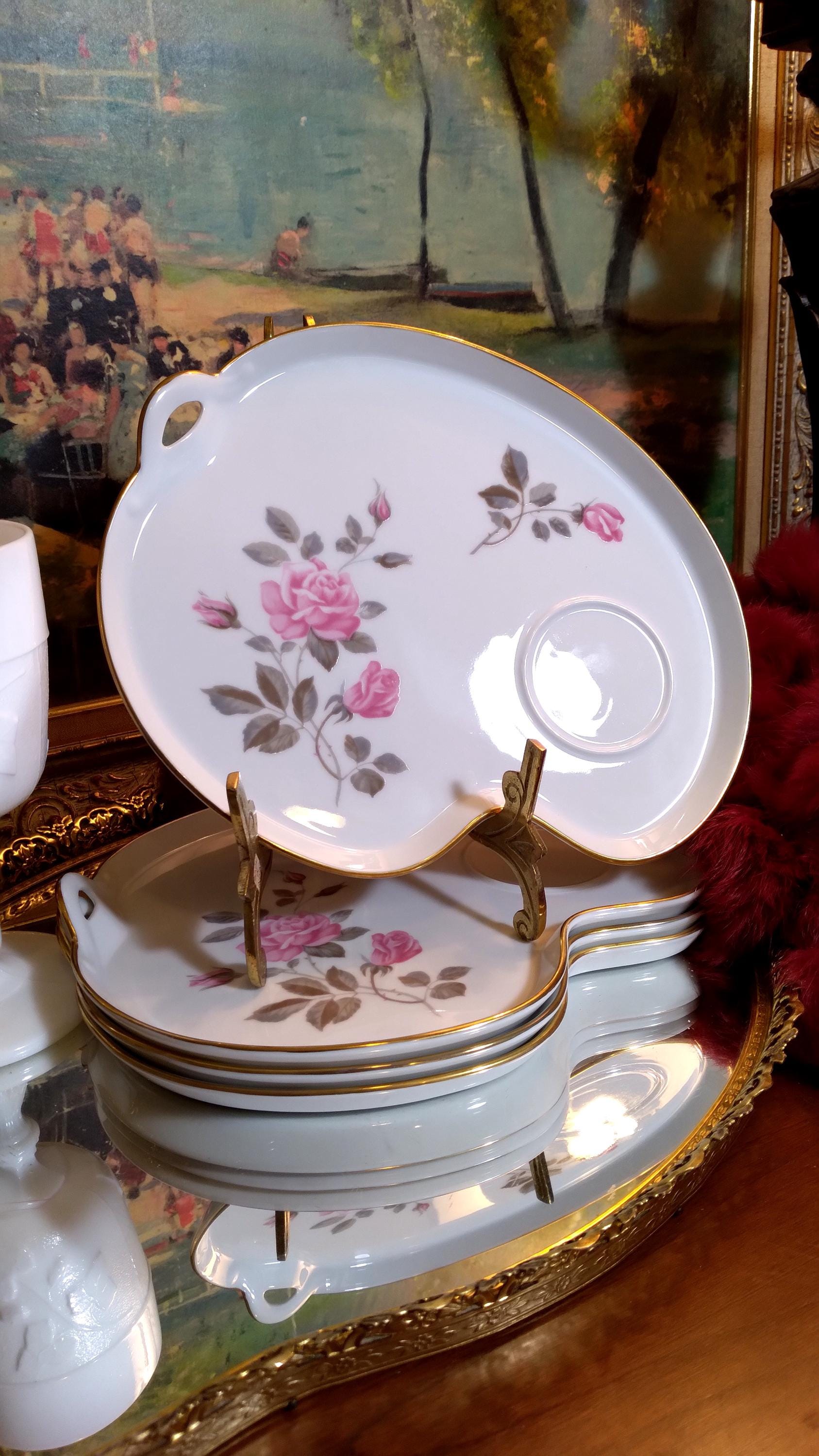 ヴィンテージノリタケ 手描き 花瓶 ピンクローズ ボーンチャイナ Noritake Pink Rose - Etsy