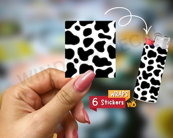 Animal Print BIC Lighter Skins Sticker Pack, Leopard Cheetah Zebra Lighter Wraps Vinyl Bundle