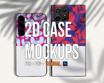 Samsung S23/S24 Ultra Phone Case Mockup: 2D Sublimation (Digital Download)