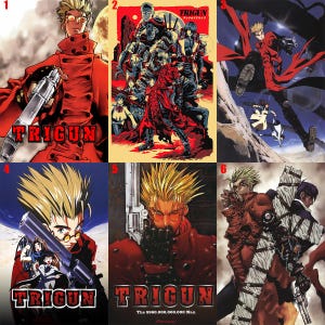 Trigun Maximum Anime Premium Poster, hochwertig gedrucktes Poster, Wohndekoration, perfektes Geschenk für andere.
