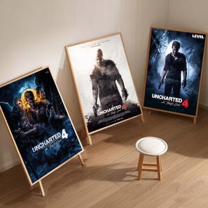 Uncharted 4 Poster Game Poster,Canvas Poster,High quality canvas print poster, home decorations, perfect gift for others.