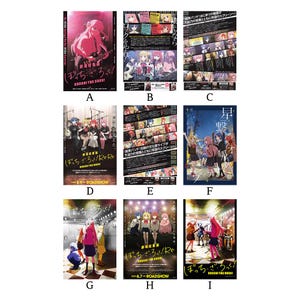 Bocchi The Rock! Compilação de Filmes Parte 1 e 2 - 2024, pôster em tela de alta qualidade, decoração para casa, arte de parede, presente perfeito para quem você ama.