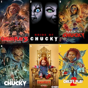Childs Play, Chucky Art Print Poster, hochqualitativ gedrucktes Poster, Wohndekoration, Wandkunst, perfektes Geschenk für andere.
