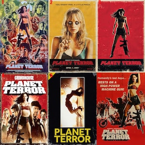 プラネットテラー　PLANET TERROR 2007 ポスター　インテリア Amazon.com: Planet Terror Movie Poster 24x36: Prints
