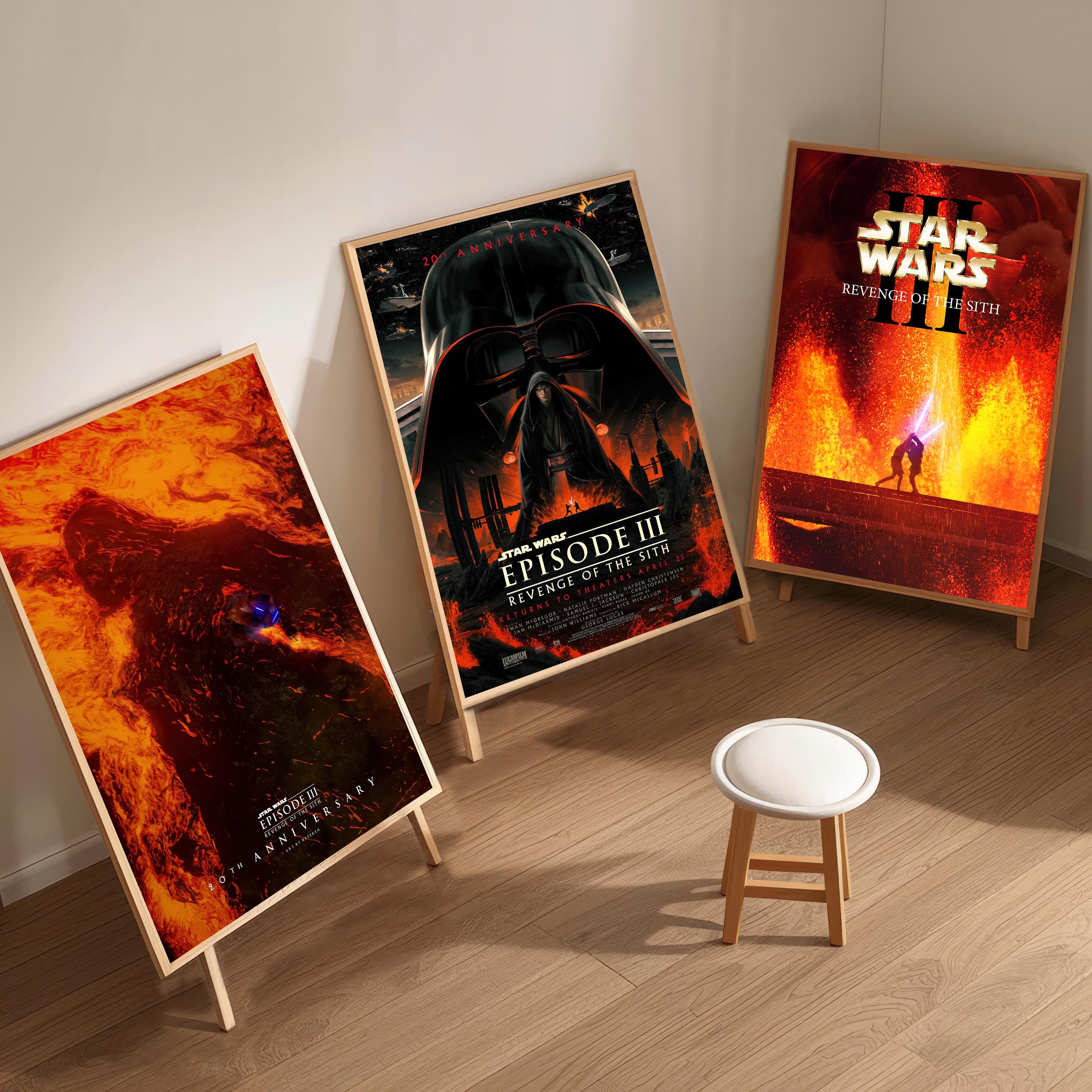 Today Marks The 20th Anniversary Of "Star Wars: Episode III – Revenge Of The Sith", Which Premiered In Theaters On May 19, 2005. 🎂 🎨 After Submitting The Final Artwork For - Foto 13