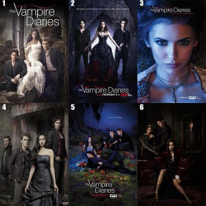 Póster de la película The Vampire Diaries, póster en lienzo, póster impreso de alta calidad, decoración del hogar, arte de pared, regalo perfecto para otros.
