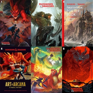 Dungeons & Dragons - Fantasy Gaming Poster, hochqualitativ gedrucktes Poster, Wohndekoration, Wandkunst, perfektes Geschenk für andere.