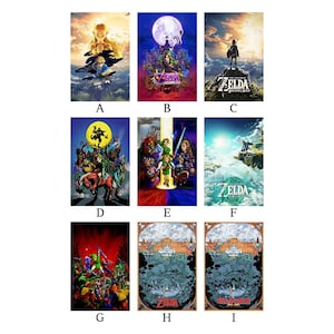 The Legend Of Zelda - Póster de juegos, póster impreso de alta calidad, decoración del hogar, arte de pared, regalo perfecto para otros.