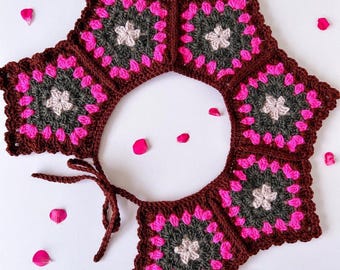 Patrón de crochet // Collar de abuela
