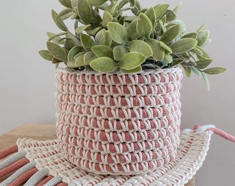 Patrón de crochet // Cesta de bolillos