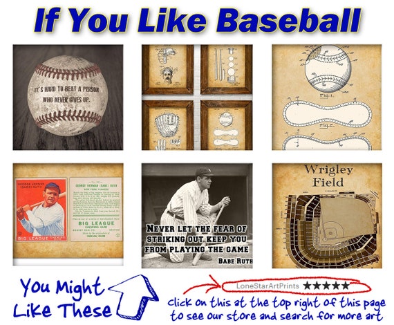 Turner Field of Atlanta Baseball Seating Chart Art Print - 11x14 Unframed  Art Print - Great Sports Bar Decor and Gift for Baseball Fans