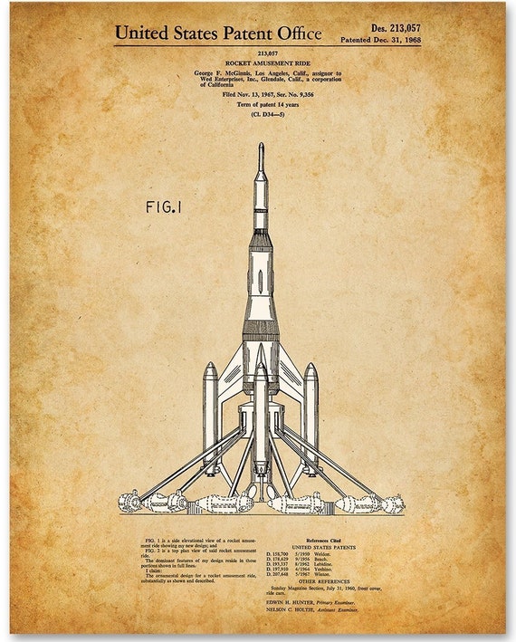 Disneyland Disney Poster Astro Orbit Tomorrowland Home Decor Art Gift UNFRAMED