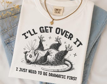 Funny Sarcastic Possum PNG: Drama Queen Sublimation Design (Digital Download)