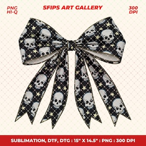 Coquette Bow Halloween png, Halloween Skull Bow png, Halloween png, Skeleton png, Spooky Season png, Coquette png, Sublimation png designs