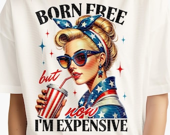 Retro 4th of July PNG: Funny Sassy Independence Day Design (Digital Download)