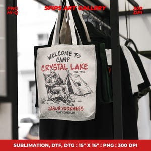 Camp Crystal Lake PNG: Jason Voorhees Halloween Design (Digital Download) image 4