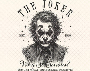 Retro Clown Halloween PNG: Horror Movie Sublimation Design (Digital Download)