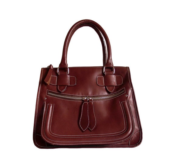 dark brown leather handbags