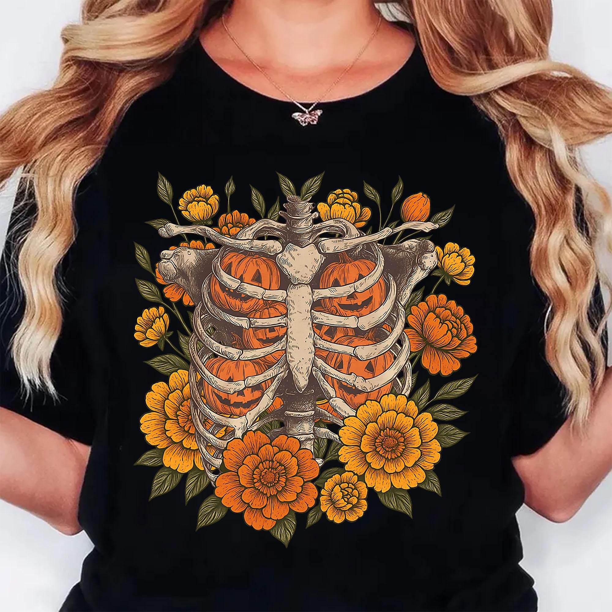 Skeleton Rib Cage PNG Bundle, Creepy Halloween Png, Xray Christmas ...