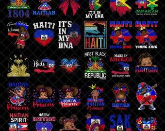Haitian Republic Png Bunlde, Haitian Sublimation Design, Haitian Republic Flag Png, Haitian 1804 Png, Haitian Designs Download