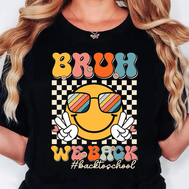 Back to School Smiley Face Png Bundle, First Day Preschool Kindergarten ...