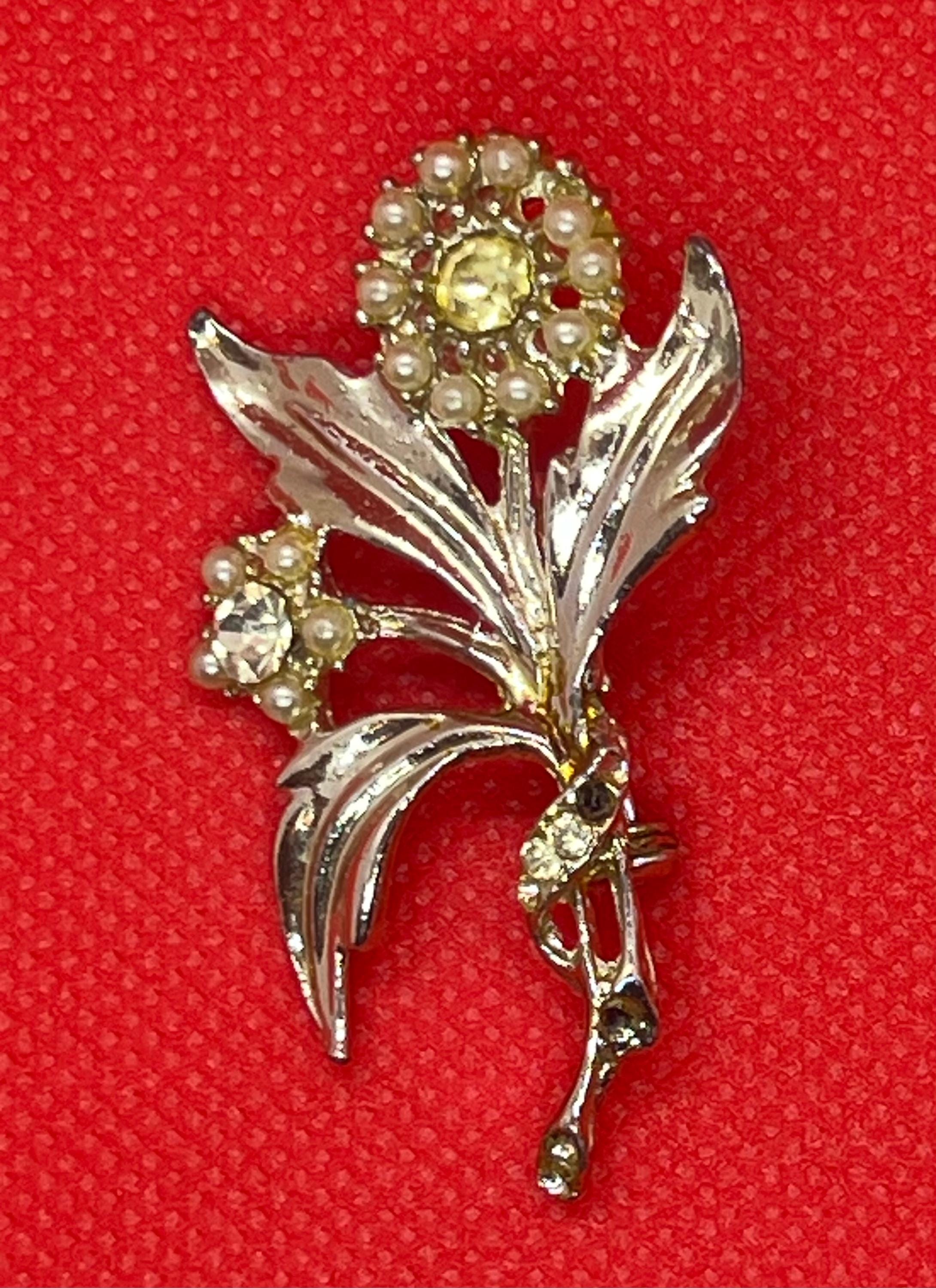 Spilla Spille Spille for Ragazze e Donne Vintage Abbigliamento Decorazioni Decorazioni Gioielli Crystal Brooch Pins Artigianato Spilla Gioiello (Color : B