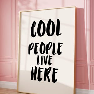 Printable Wall Art | Roommate Gift | Dopamine Decor | Digital Download | Inspirational Poster | Bar cart wall art