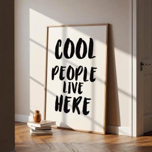 Printable Wall Art | Roommate Gift | Dopamine Decor | Digital Download | Inspirational Poster | Bar cart wall art