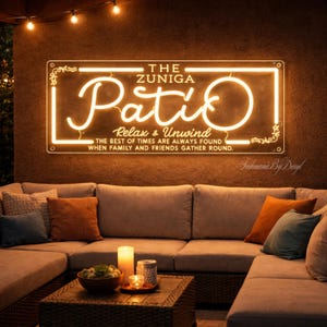 Benutzerdefinierte Terrasse Bar LED Neon Schild: Hinterhof-Wand-Dekor, Poolside-Beleuchtung Zeichen