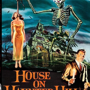 House on Haunted Hill 1959 BLU-RAY Restauriert in FARBE B&W VincentPrice 3-D