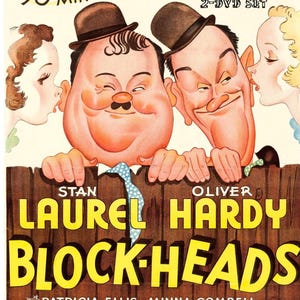 Block Heads FLYING DEUCES 1938 Laurel & Hardy 2-cm DVD Set Remastered