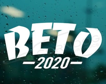 Beto 2020 STICKER VINYL DECAL DEMOCRATE BLUE LIBERAL THRASHER SKATE PRESIDENT