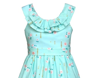 Mccall's 6018 Girls Summer Dresses 