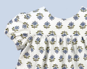 Sewing pattern, the KARINA PATTERN for baby and girls, dress or blouse pattern for Baby or Little Girl,  digital PDF sewing pattern