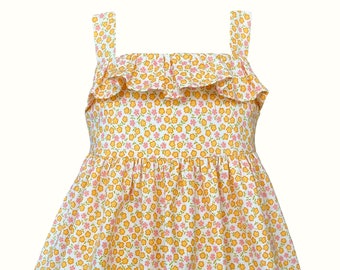 Girls Dress Pattern,  SUMMER DAYS DRESS, baby dress pattern, girls sewing pattern, baby sewing pattern, instant download digital pattern