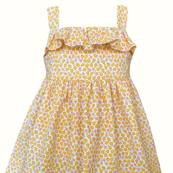 Girls Dress Pattern,  SUMMER DAYS DRESS, baby dress pattern, girls sewing pattern, baby sewing pattern, instant download digital pattern