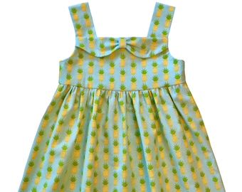 Patrón de vestido para niñas, VESTIDO DÍAS DE VERANO, patrón de vestido de bebé, patrón de costura para niñas, patrón de costura para bebé, patrón digital de descarga instantánea