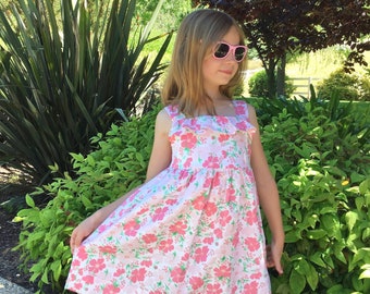 Patrón de vestido para niñas, VESTIDO DÍAS DE VERANO, patrón de vestido de bebé, patrón de costura para niñas, patrón de costura para bebé, patrón digital de descarga instantánea